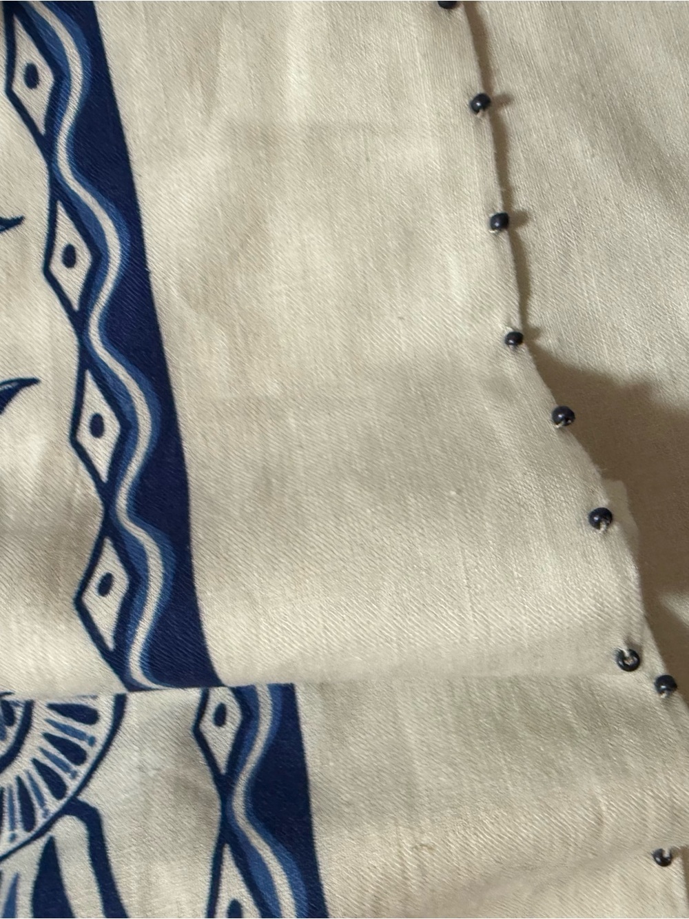 FARM Rio Shell RioWhite Maxi Dress with Blue Floral Embroidery - Picture 5 of 9
